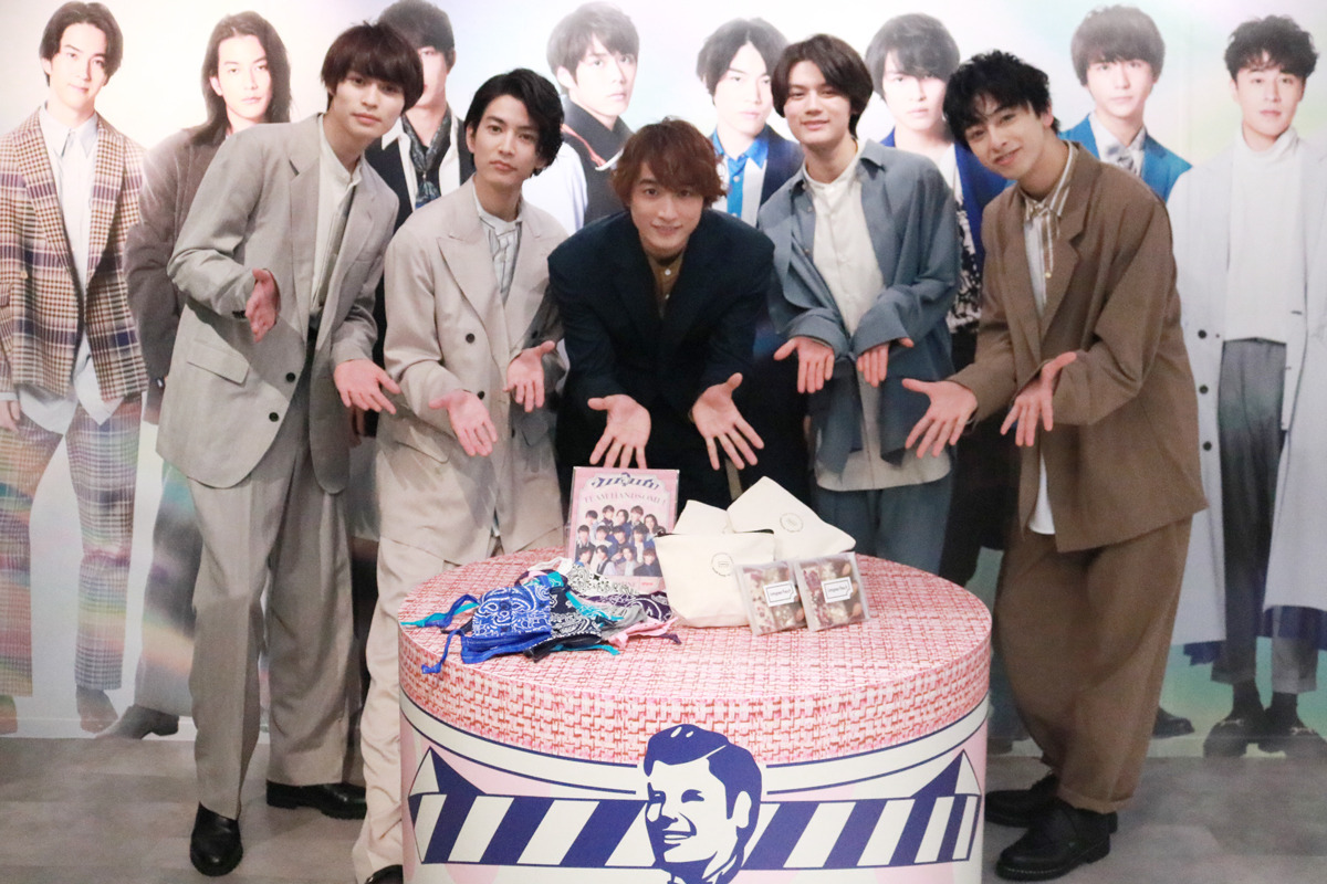 『TEAM HANDSOME!×SHIBUYA109 Valentine Campaign』取材会