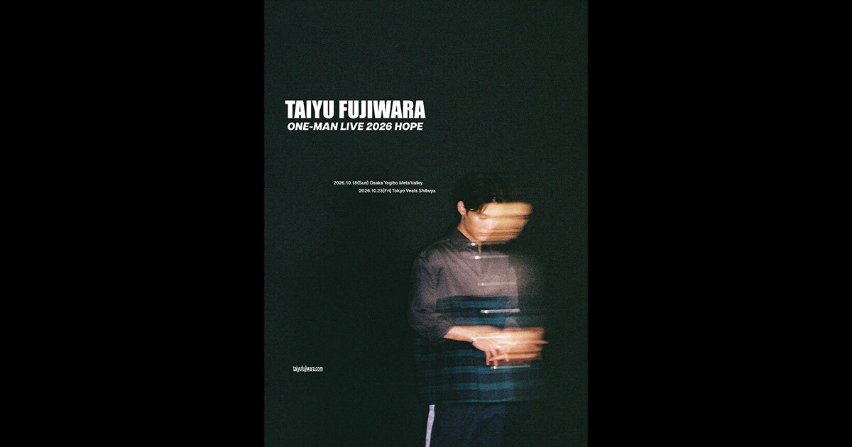 TAIYU FUJIWARA ONE-MAN LIVE 2026 